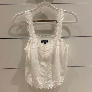 J. Crew Cream Lace Camisole